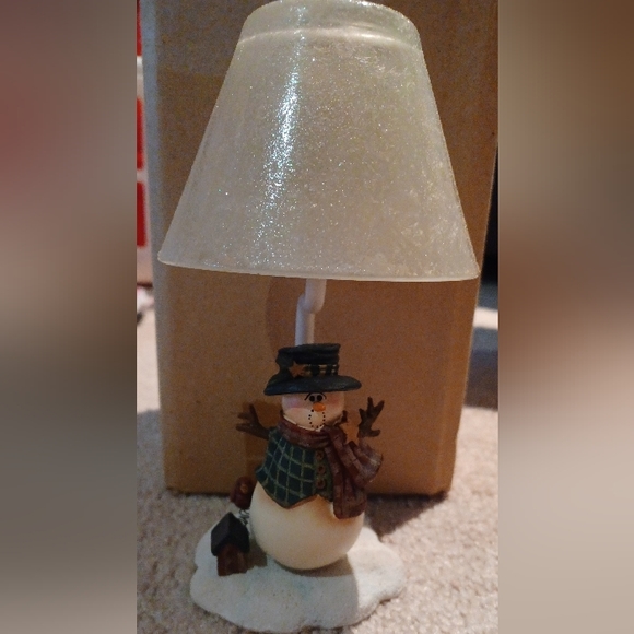 Snowman tealight candle holder (NEW) - Picture 4 of 4